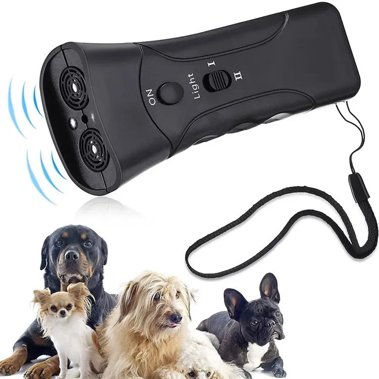High-concerned Ultrasonic Dog Bark Deterrent Trainer With LED Light