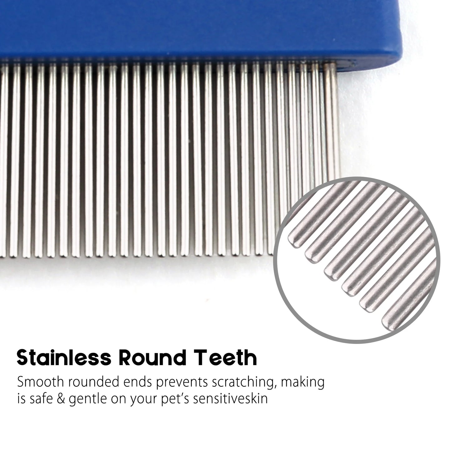 Flea Comb for Cats and Dogs Hair Removal Grooming Tool