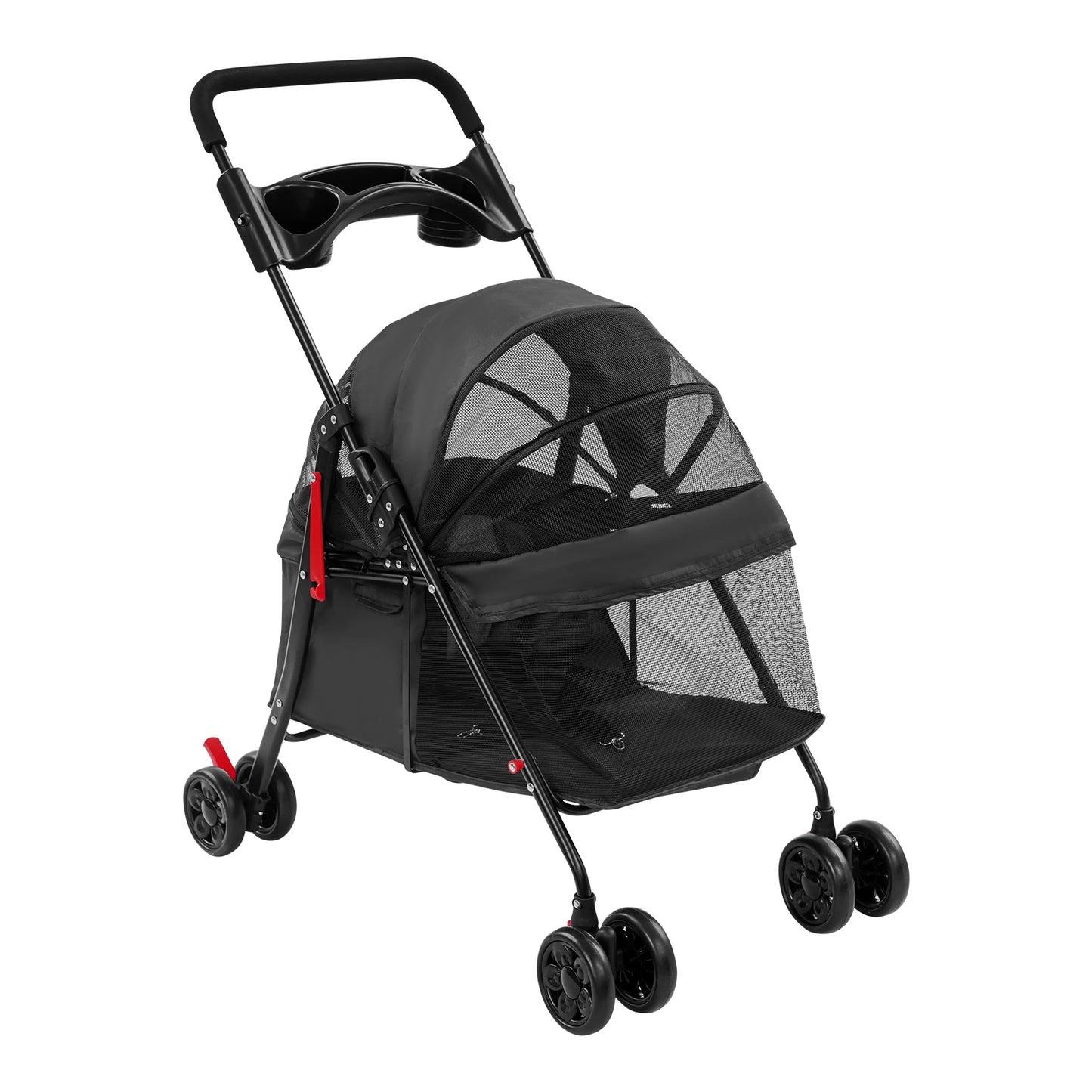 Foldable Pet Stroller For Dogs And Cats