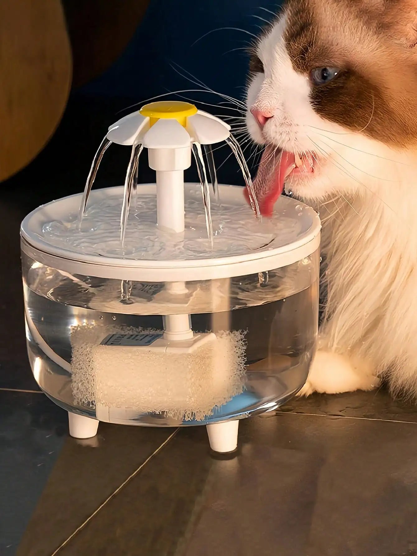 AEHOME Cat Water Fountain Automatic Pet Water Dispenser With Filter