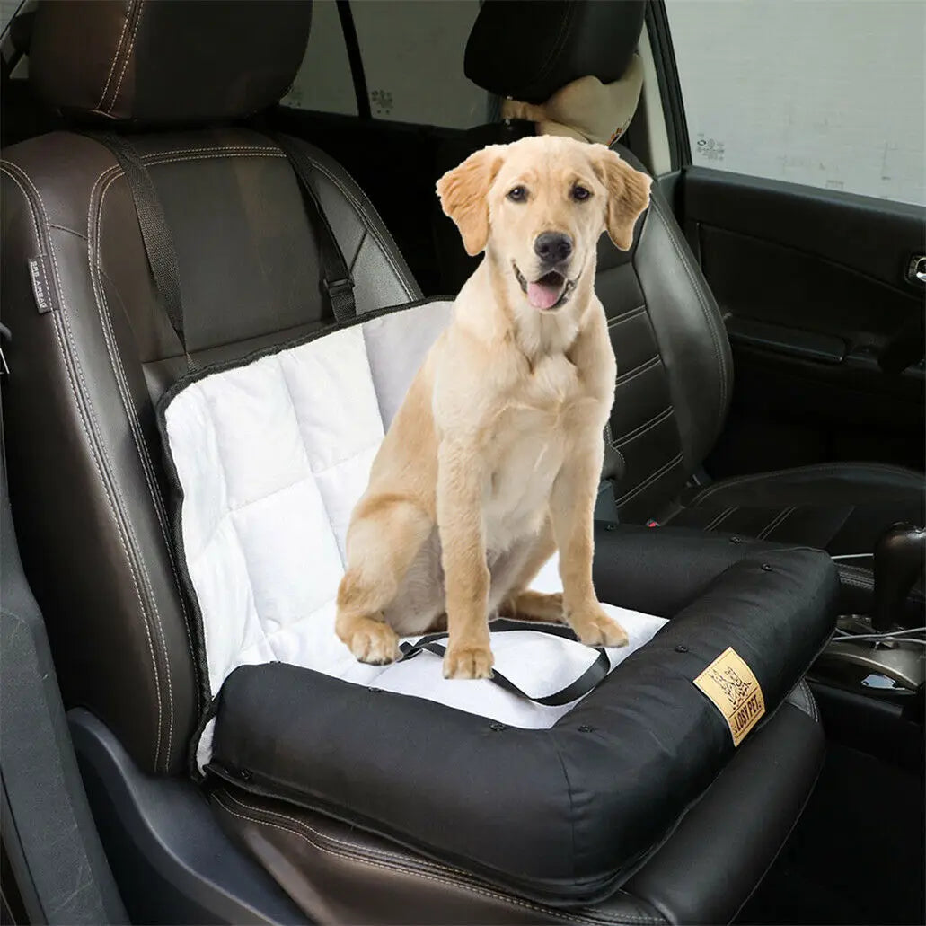 BINGOPAWCN Car Seat Bed Waterproof Pet Cushion With Removable Pad
