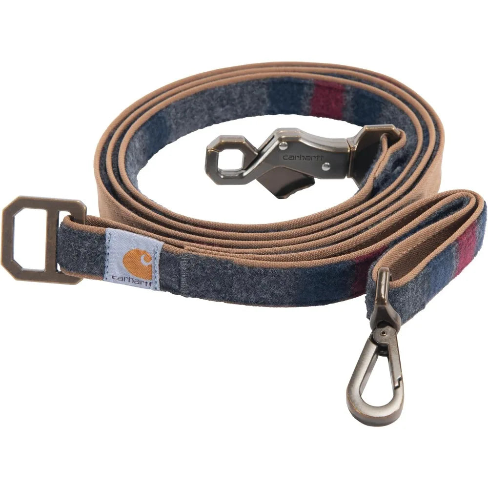 High-concerned Nylon Dog Leash With Reflective Stitching For Visibility