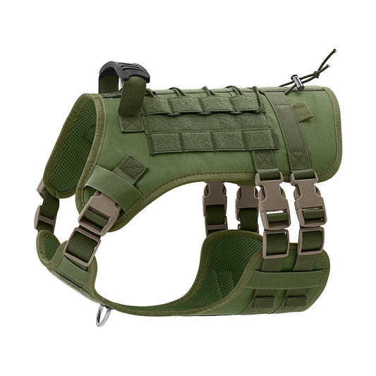 Tactical Dog Harness For Large Dogs No Pull With Handle