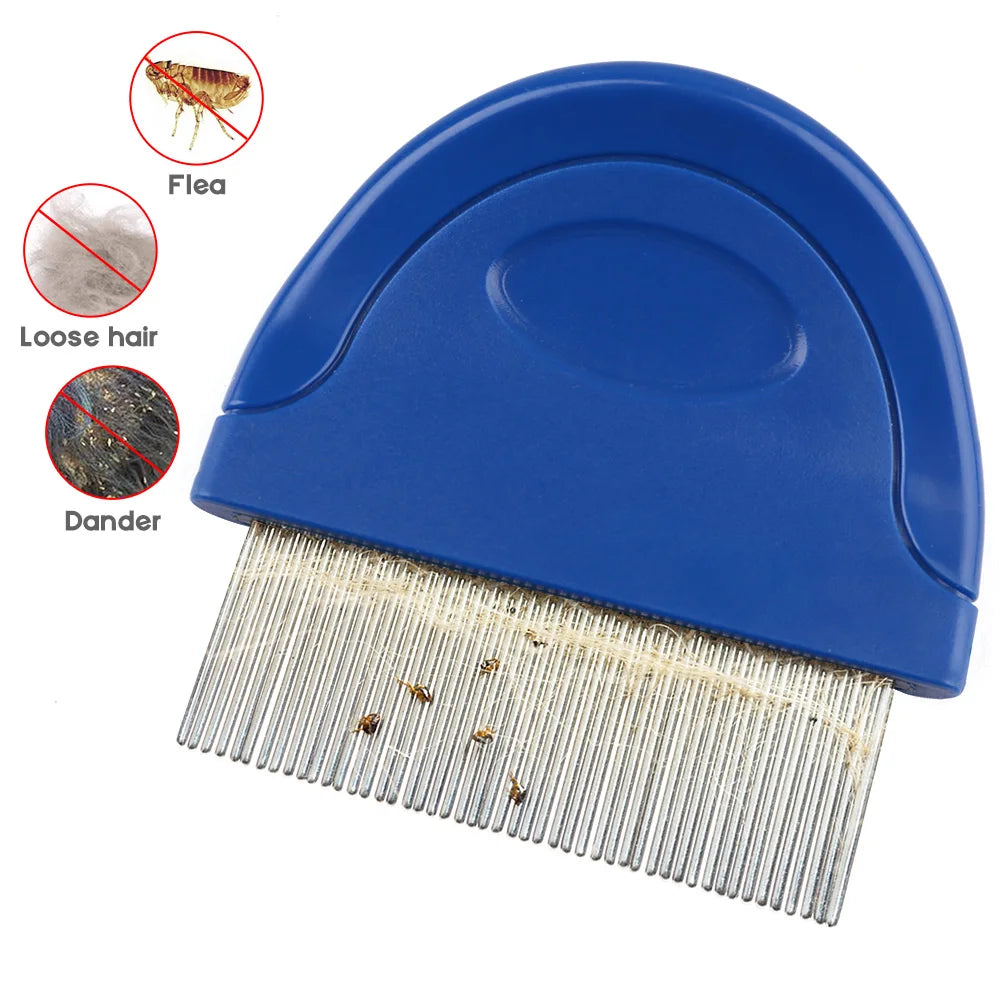 Flea Comb for Cats and Dogs Hair Removal Grooming Tool