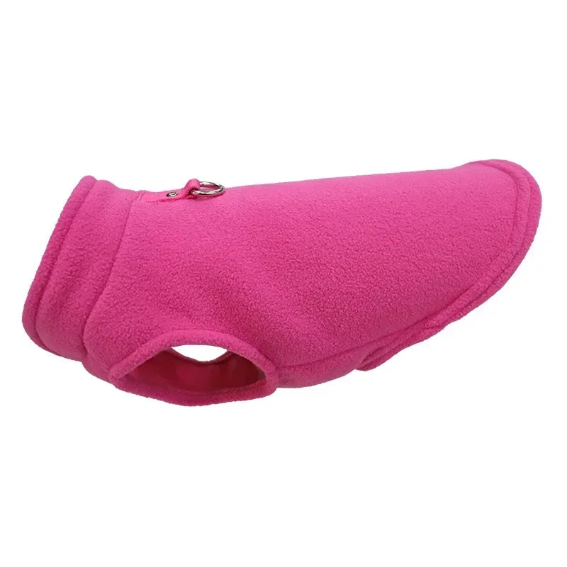 Winter Warm Dog Coat With D Ring For Small Dogs