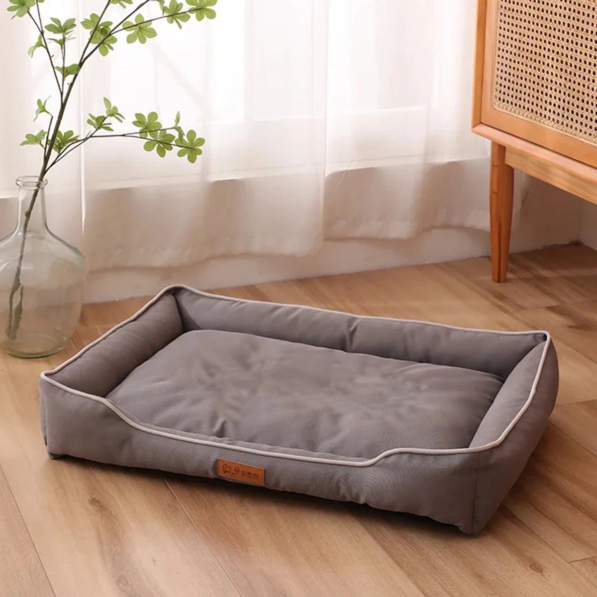 Four Season Square Dog Bed For Large Dogs Bite Resistant Waterproof Sofa