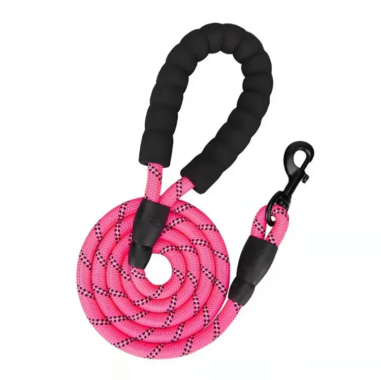 Durable and Reflective Nylon Dog Leash for All Sizes