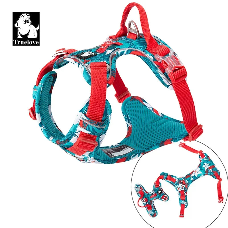 TRUELOVEB Explosion-Proof Dog Harness Reflective Nylon TLH5653
