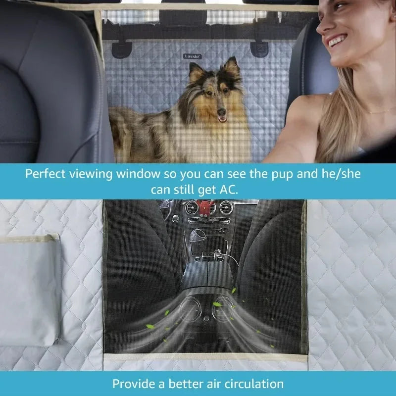 Durable Dog Car Hammock Seat Cover for Large Dogs SUV