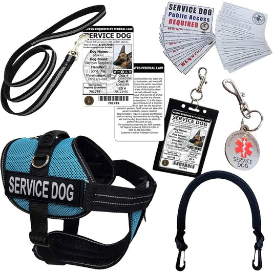 XMSJCN ActiveDogs Full Service Dog Kit Vest With Handle