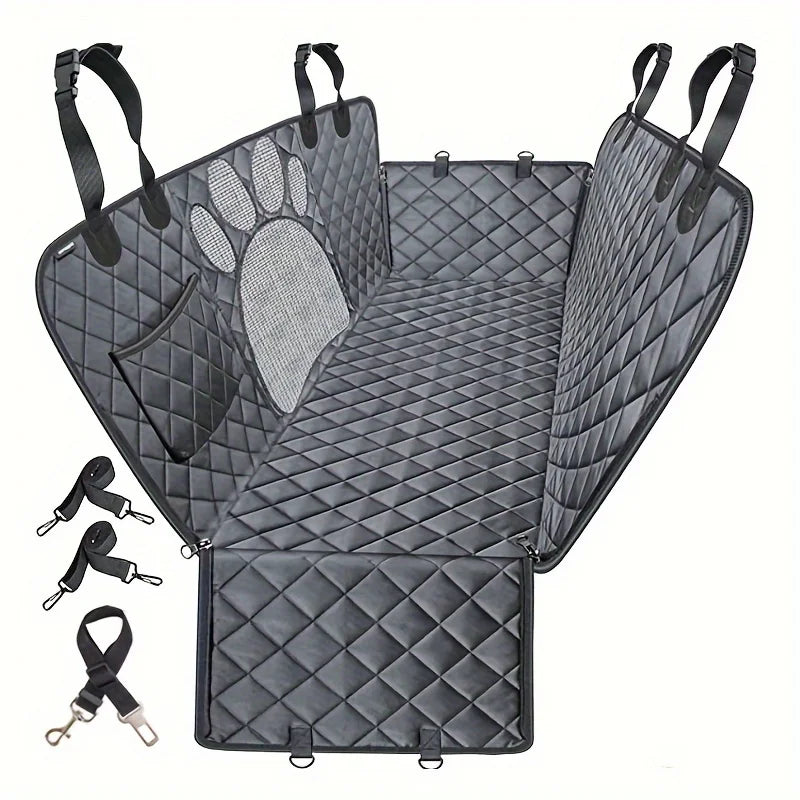 NONECN Dog Seat Cover Hammock Rear Waterproof Durable For Cars