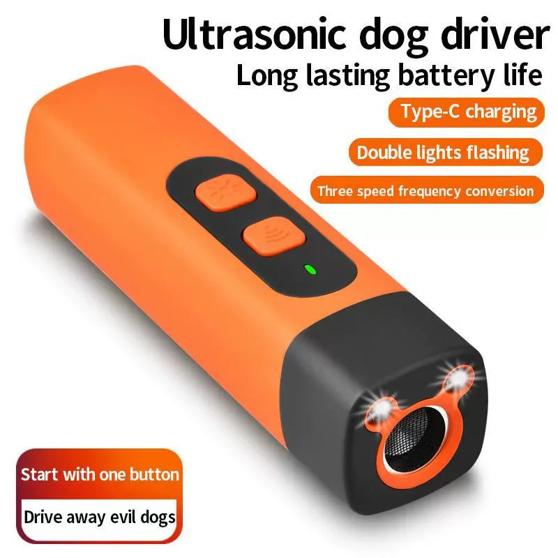 High Concerned Ultrasonic Dog Bark Deterrent Trainer Rechargeable