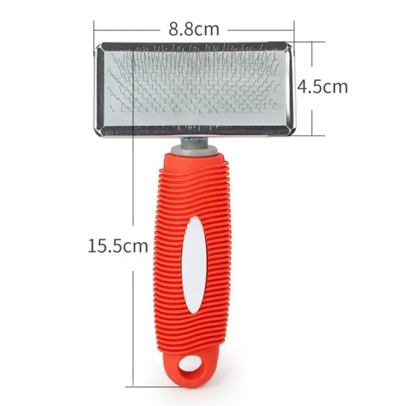 Cat Comb Silicone Brush Hair Remover For Cats And Dogs Pet Grooming