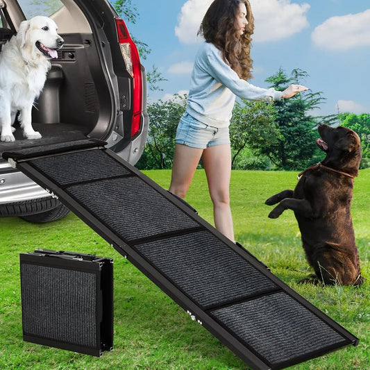 HiMISSDog Dog Ramp For Car Portable Folding Pet Steps