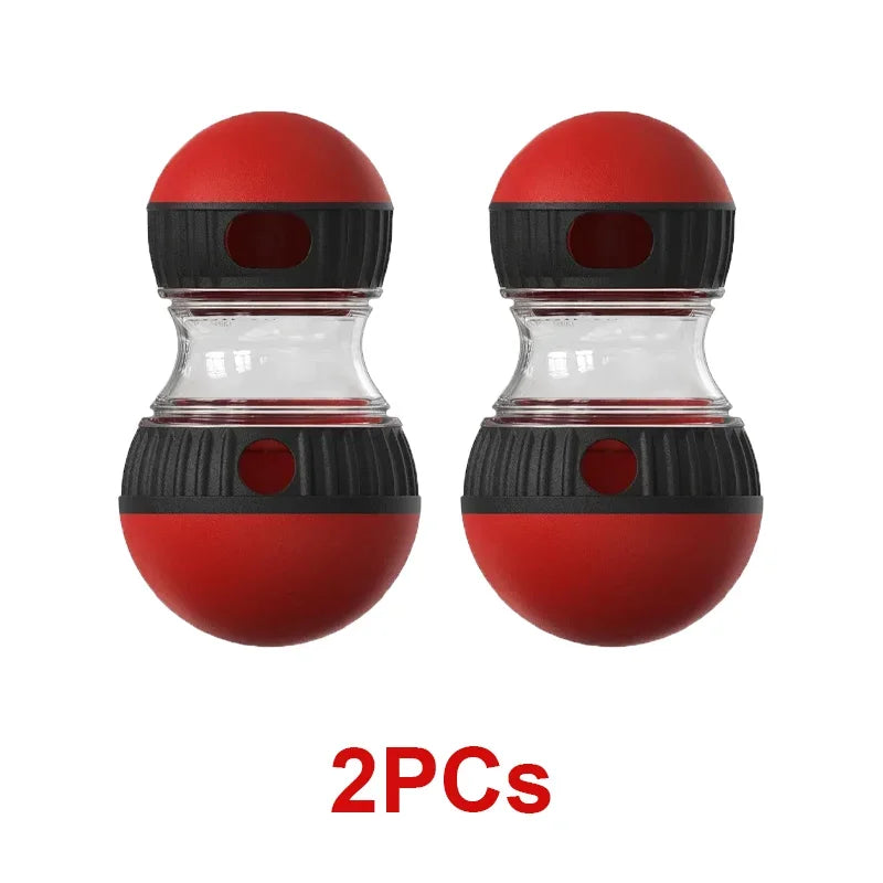 Dog Puzzle Toy Elliptical Track Treat Dispenser Interactive Durable Plastic