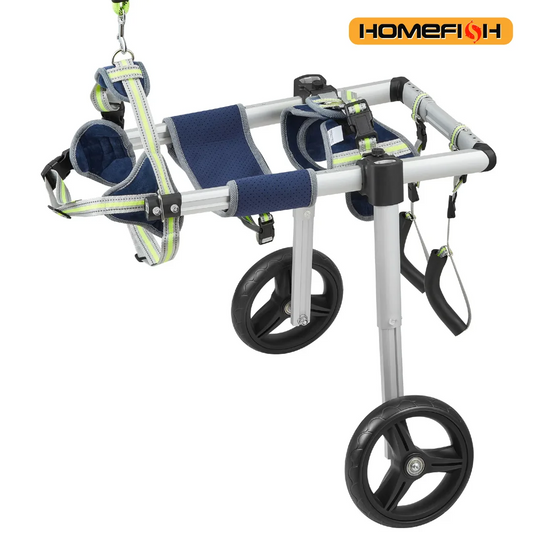 SucceBuy 2Wheel Dog Wheelchair For Hind Limb Paralysis