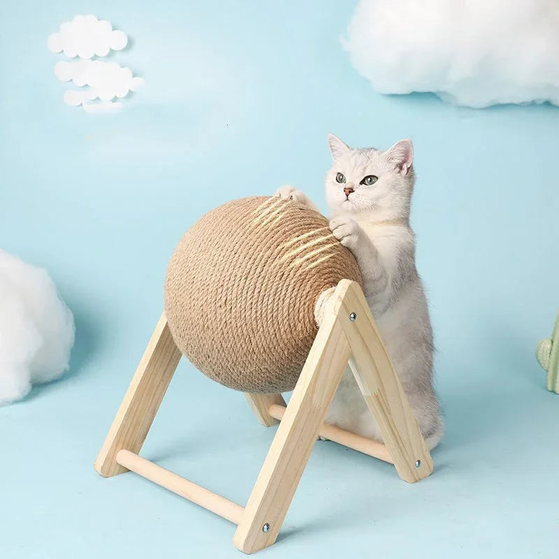Cat Scratching Ball Toy Sisal Rope Ball for Cats