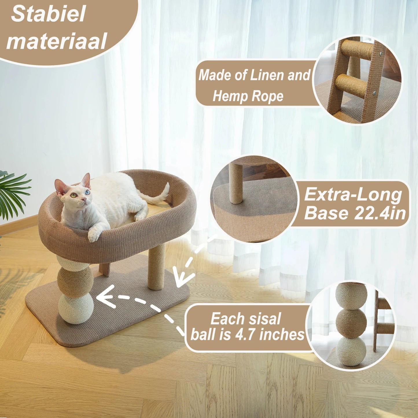 Guangdong Indoor Cat Climbing Frame With Ice Mat and Ball