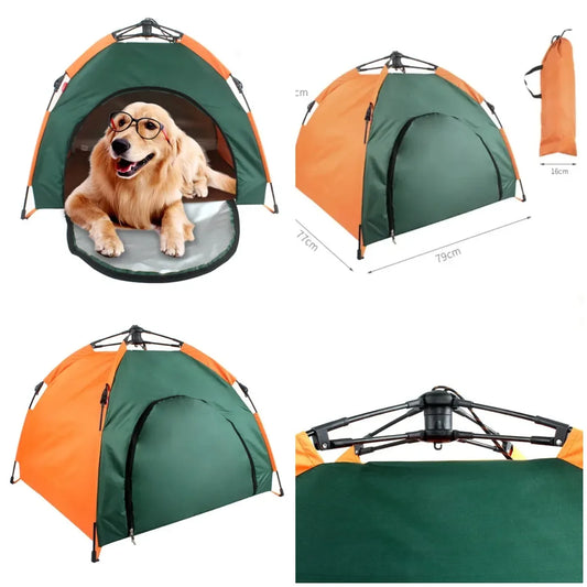 Automatic Folding Dog Tent Waterproof Portable Pet House