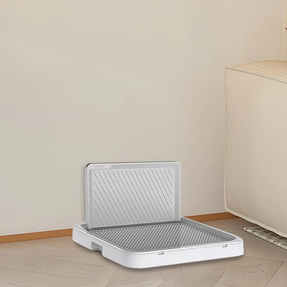 Alloet Dog Potty Tray With Pee Wall Pan Indoor Training