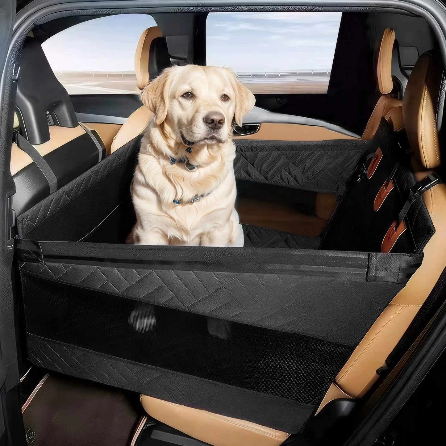 Alloet Dog Car Seat Cover Waterproof Nonslip Hammock For Cars