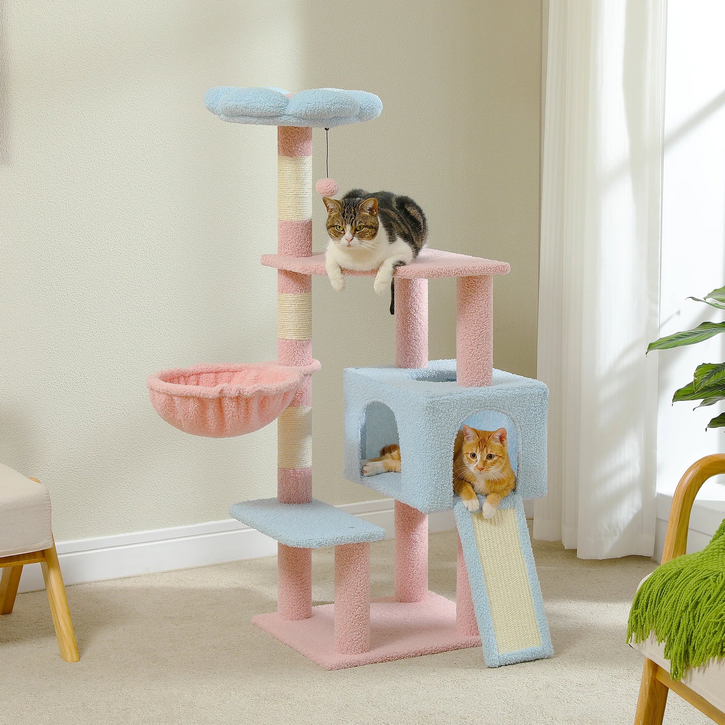 PAWZ Road Flower Cat Tree Multi Level Cat Tower