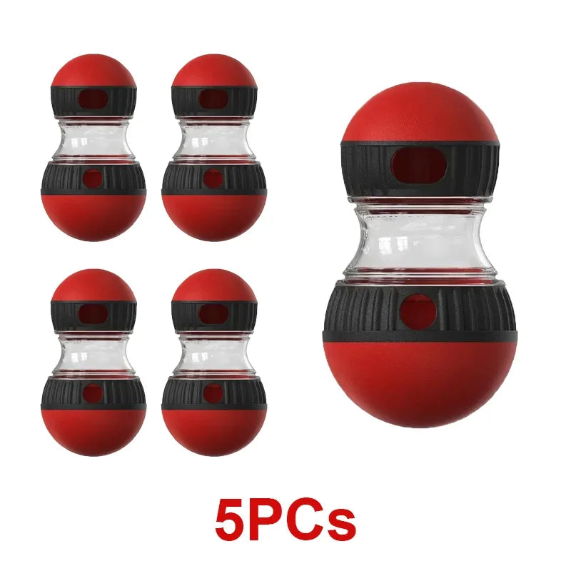 Dog Puzzle Toy Elliptical Track Treat Dispenser Interactive Durable Plastic