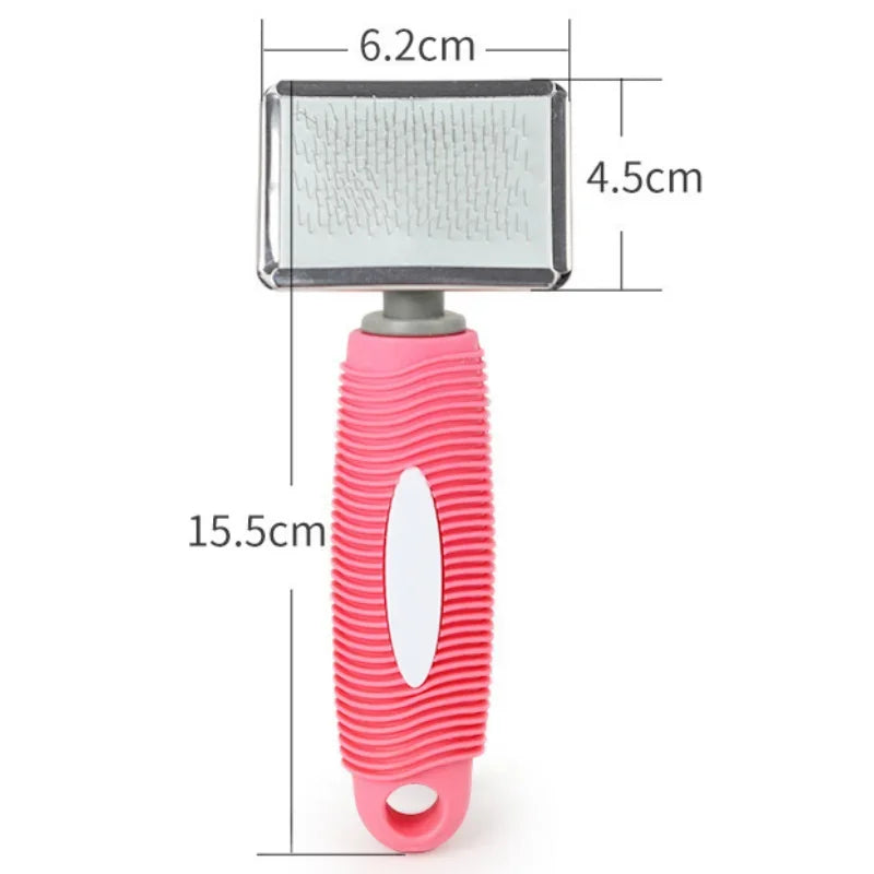 Cat Comb Silicone Brush Hair Remover For Cats And Dogs Pet Grooming
