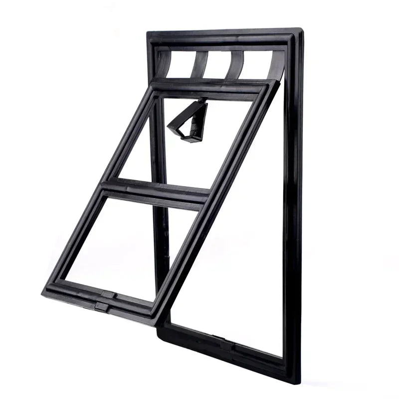 NONEDog Door Home Lockable Cat Screen Door For Mosquito Proof Window