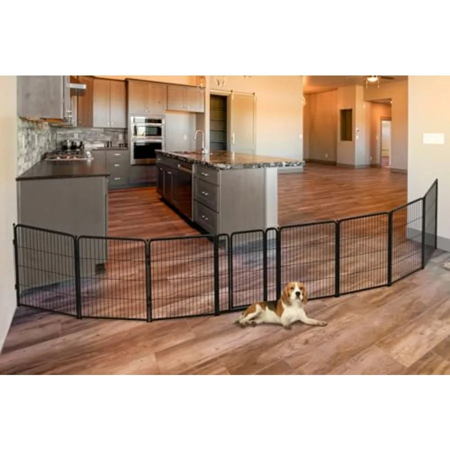 MDNG Dog Gate Indoor Use Adjustable Two In One Gate