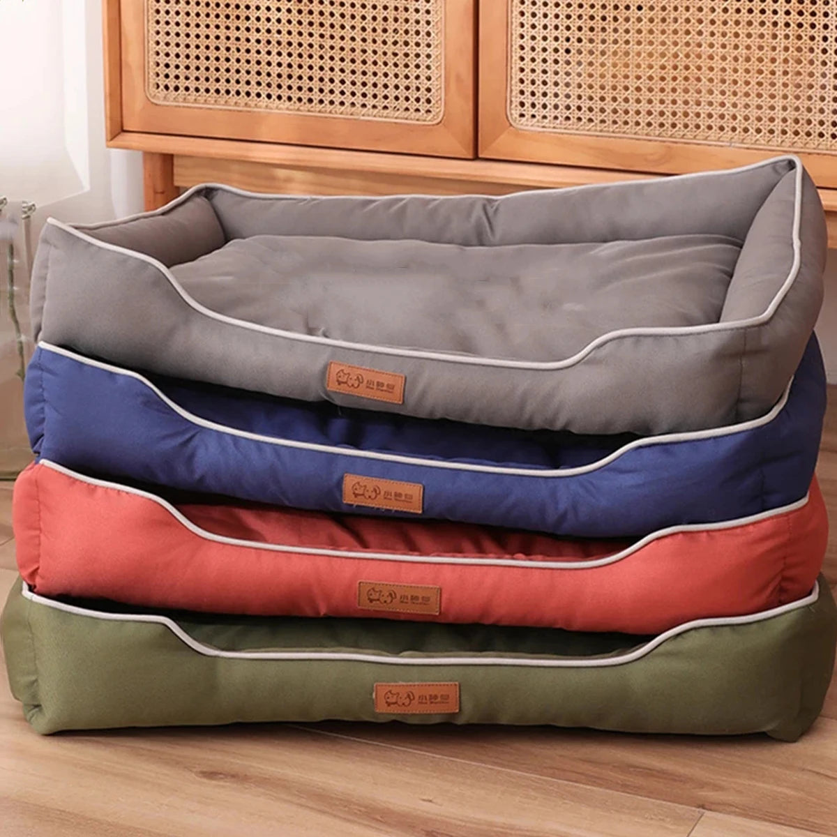 Four Season Square Dog Bed For Large Dogs Bite Resistant Waterproof Sofa