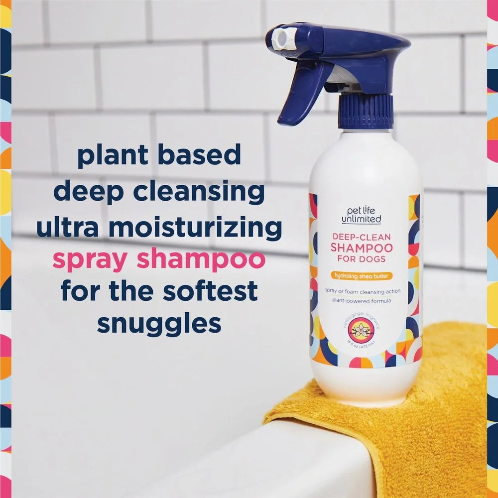 XMSJ Deep Clean Dog Shampoo Waterless Bath Spray Two-Way Foamer