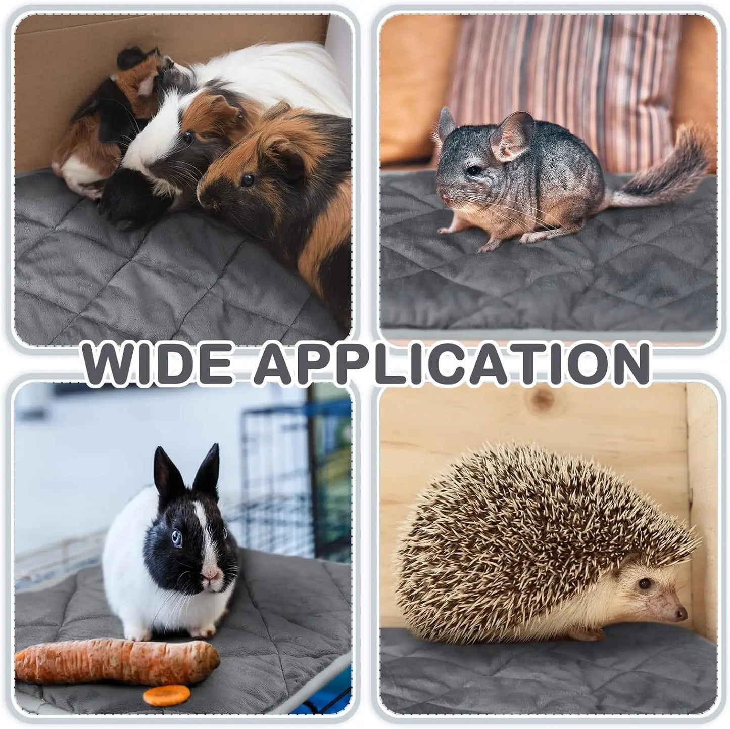 XMSJ Self Heating Cat Pad And Dog Mat Reflects Body Heat 4 Pack