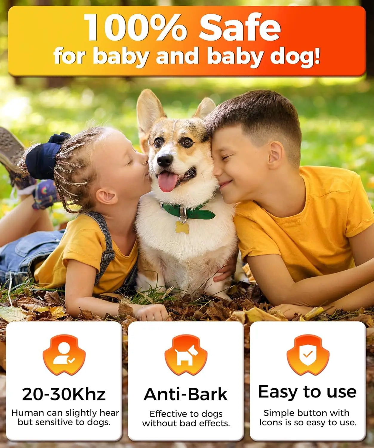 Choice Portable Dog Barking Suppression Device With 3 Ultrasonic Transmitters