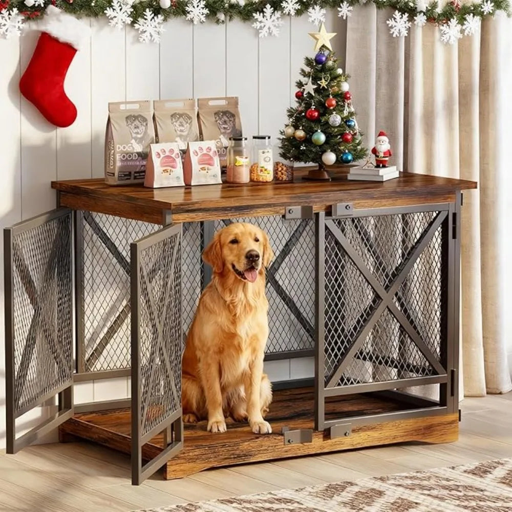 HUANZHUANG Heavy Duty Dog Crate Furniture for Breeds