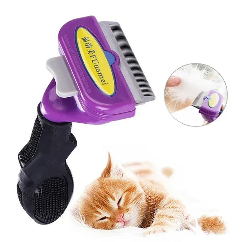 Pet Hair Removal Comb Grooming Brush For Cats And Dogs