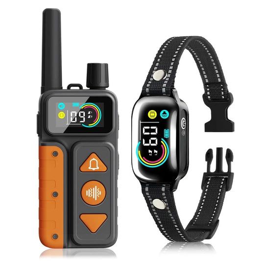 No Shock Dog Training Collar 1000m Range Vibrating IPX7