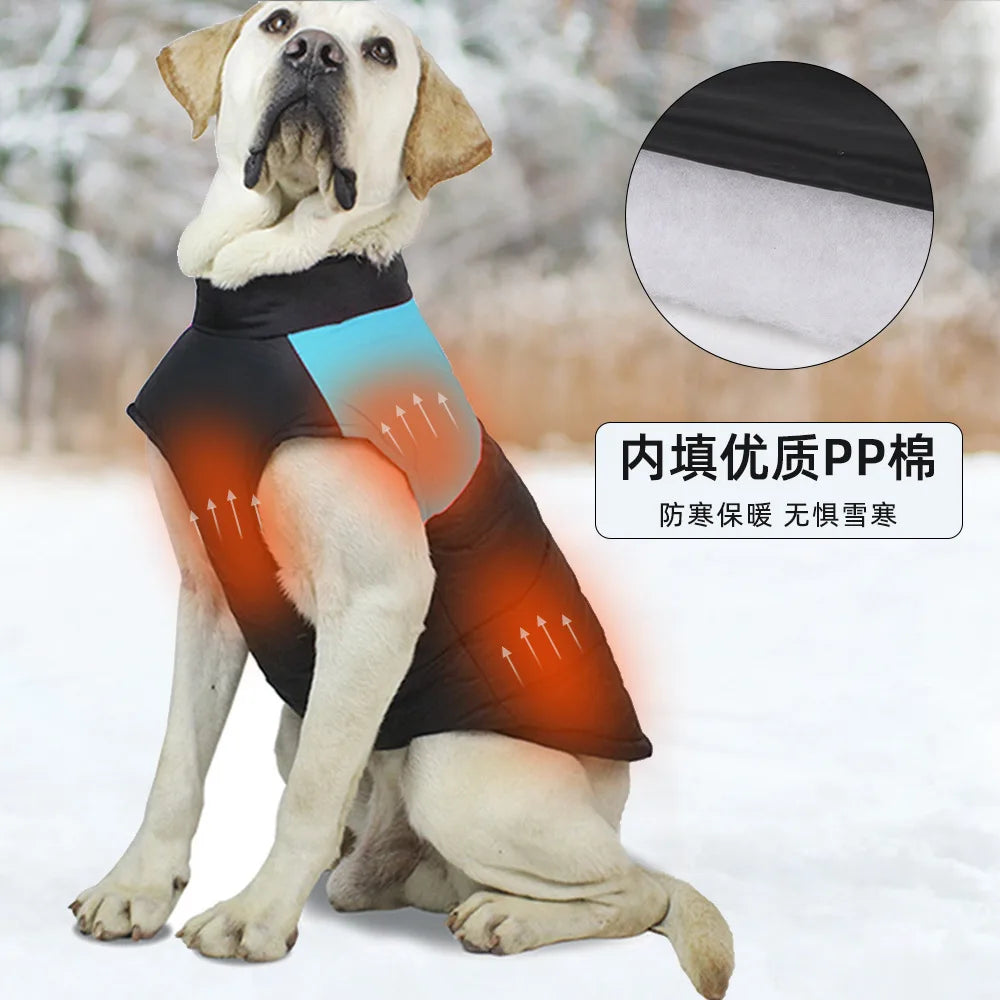CN Guangdong Dog Winter Coat Thickened Warm Vest Windproof Jacket