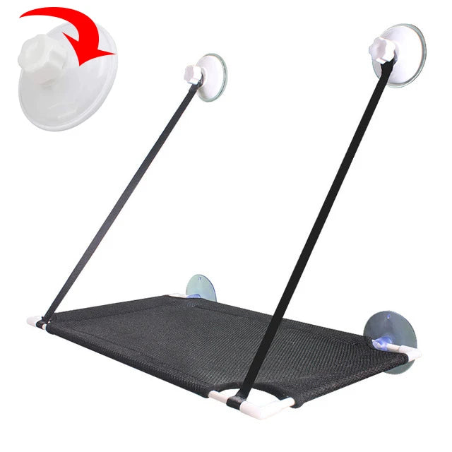 NONECN Double Layer Cat Window Hammock Bed With Strong Suction