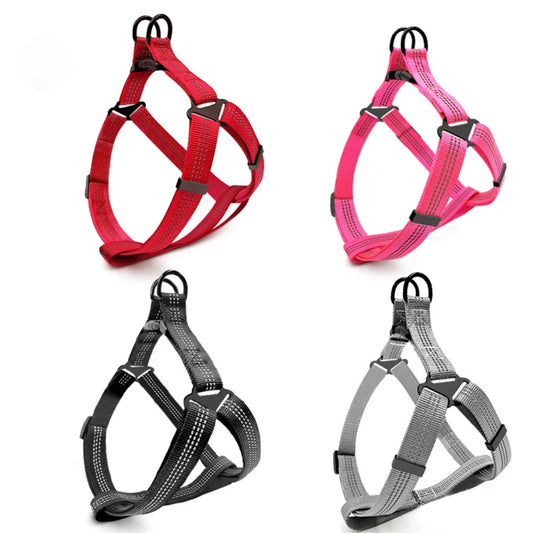 NONECN Adjustable Reflective Breathable Dog Y Harness Puppies And Dogs