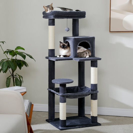 PAWZ Road 5 Level Cat Tree Tower Sisal Scratching Posts