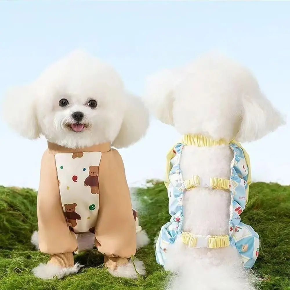 NONECN Waterproof Dog Four Legged Pants For Outdoor Walks