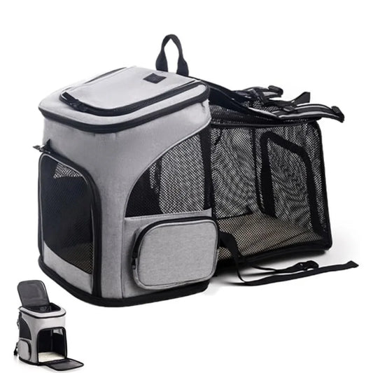 Expandable Cat Carrier Backpack For Pets Airline Approved