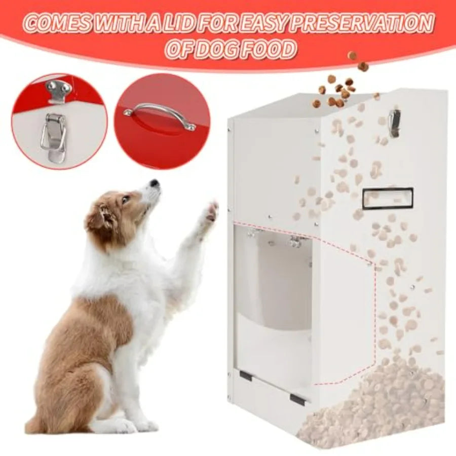 Hign-concerned Large Capacity Automatic Dog Feeder With Handle