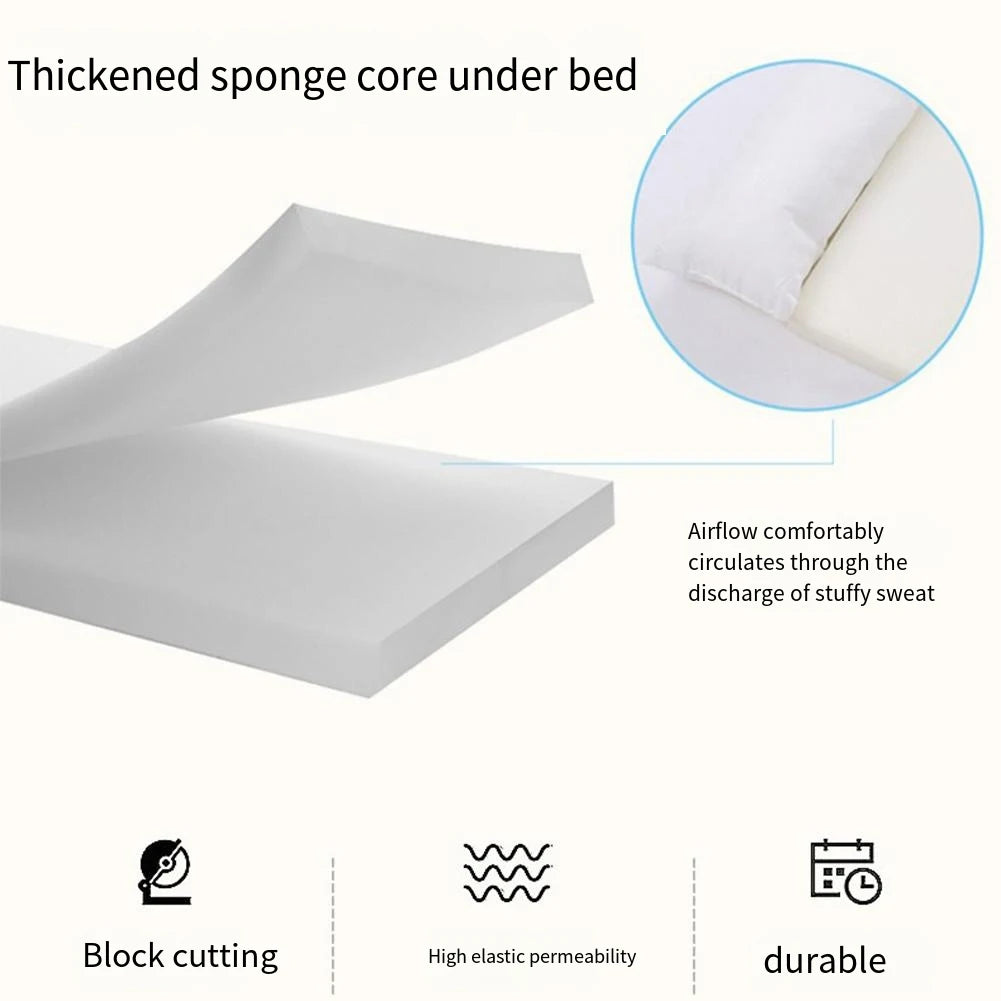 Shunmaii Pet Dog Bed Mat With Pillow Removable Cover For Cozy Sleep