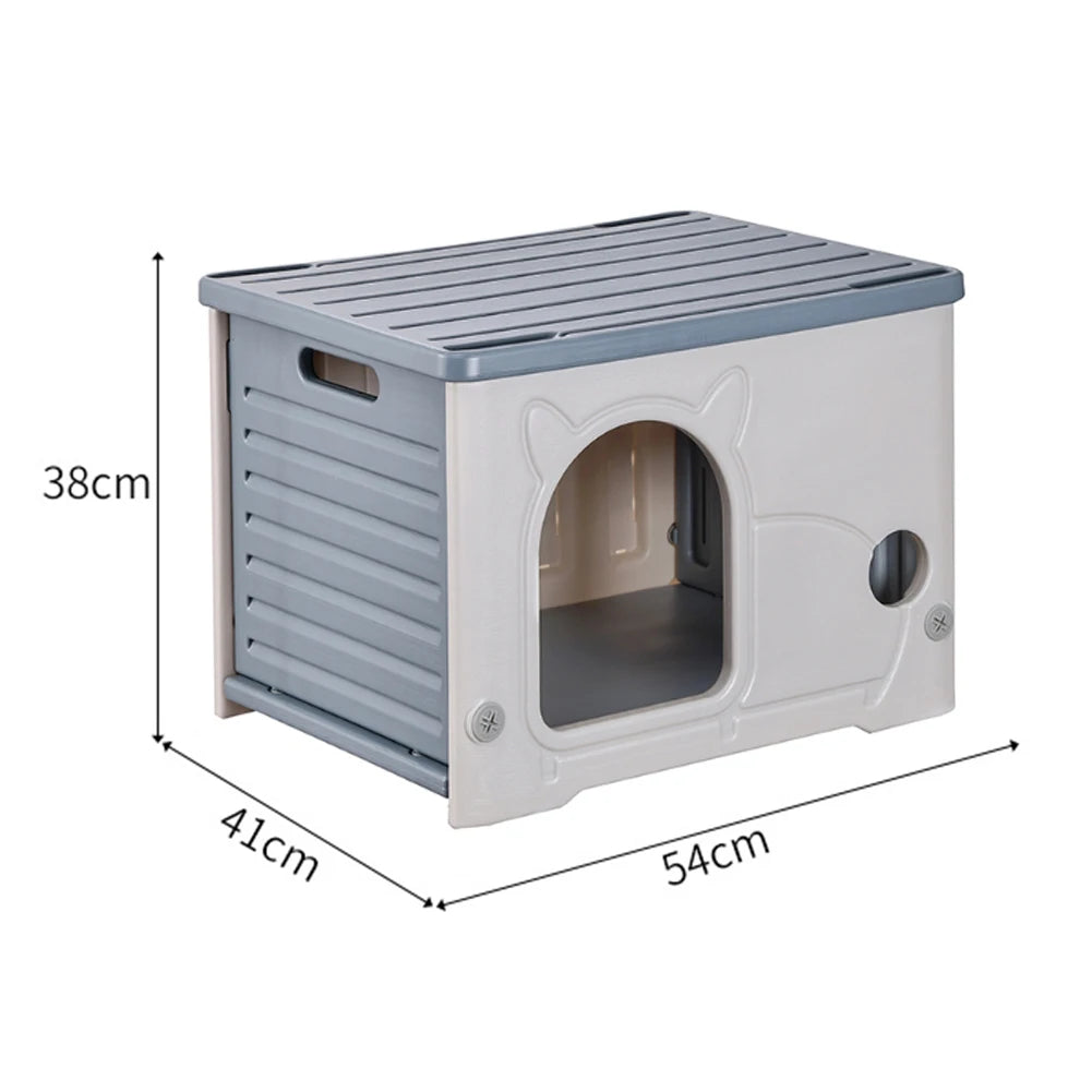 Alloet Outdoor Waterproof Cat Dog House For Small Pets