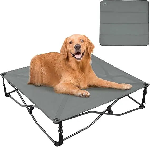 Elevated Dog Bed 3 In One Portable Foldable With Pad