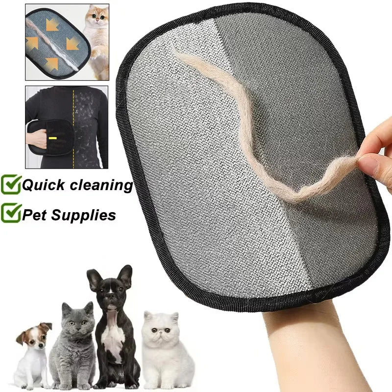 Hign-concerned Pet Hair Remover Glove for Cats Washable Mitt