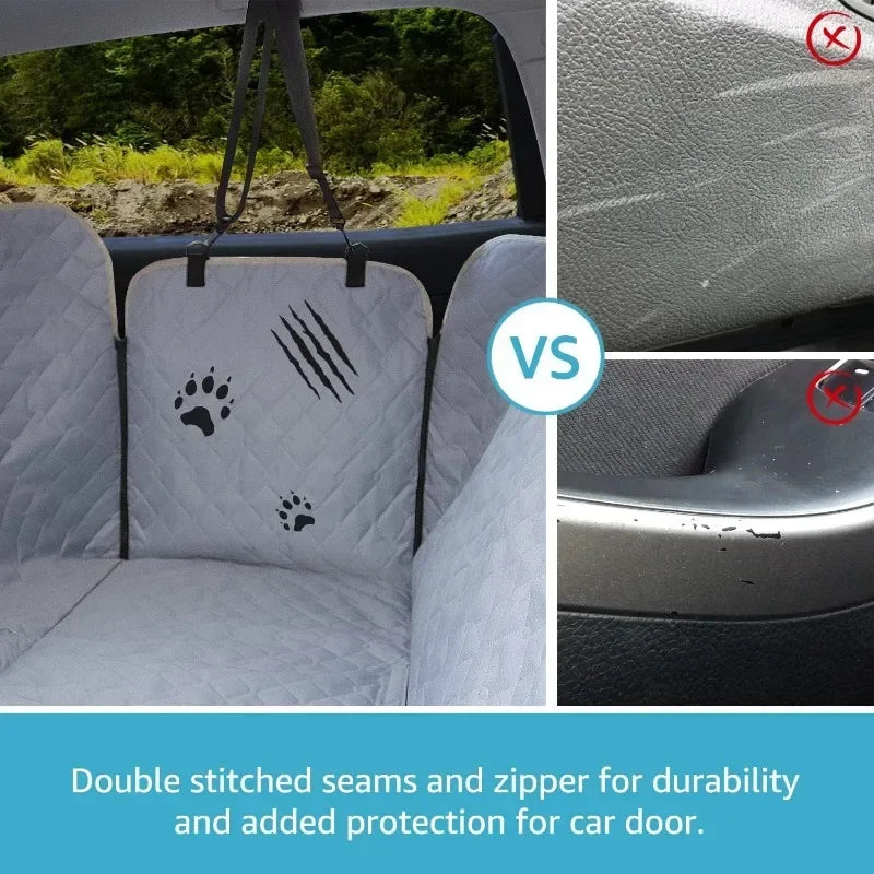 Durable Dog Car Hammock Seat Cover for Large Dogs SUV