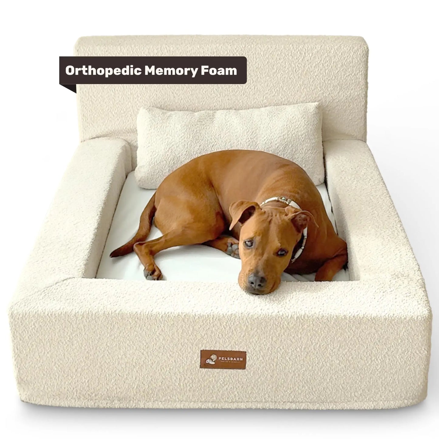YTYIN Real Orthopedic Dog Bed With High Density Memory Foam